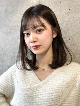 フルブルーム 東林間(fullbloom) レイヤーカットアッシュベージュケアカラー