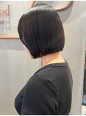 【北澤華】シースルー前髪こなれミディボブ