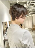 【癖毛でも広がらない】丸みショートボブ