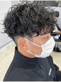 鹿児島シャドウパーマスパイラルパーマ波巻きパーマウルフ30代