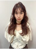 顔周りレイヤー/エアリーなカーリーヘア/10代20代30代