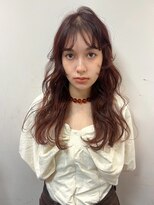 ローブ アオヤマ(LOAVE AOYAMA) 顔周りレイヤー/エアリーなカーリーヘア/10代20代30代