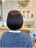 40代、50代の方に◎ツヤツヤまとまるボブ!