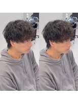 ブライト(BRIGHT)&nbsp;マッシュウルフ無造作パーマシャドウパーマ