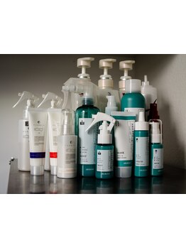 厳選した薬剤とトリートメントを使用したヘアケアメニューをご用意◎お客様の髪質に合わせて提案します！