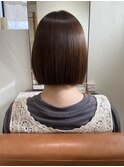 切りっぱなしボブ