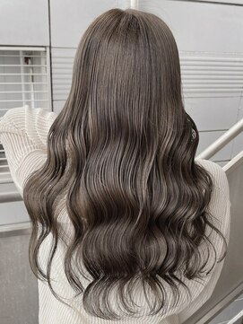 リス バイ ソヨン(Lis by SOYON) ブリーチなし/透明感カラー/ミルクティーグレージュ/グレー/美髪