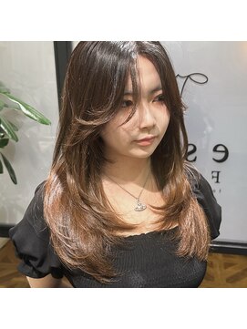 エストアール フクオカ 福岡博多店(est-r. Fukuoka) レイヤーカット/韓国ヘア/博多