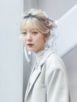 アルバム 渋谷パルコ(ALBUM) おくれ毛ハイトーンロング韓国ヘア_F20072