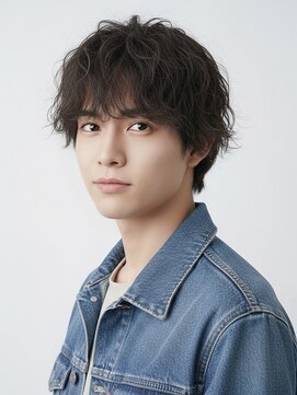 西梅田/メンズパーマデザイン