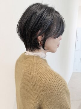 セイドット リー(Say. Ree) say.ショートボブひし形ショートホワイトシルバーハイライト