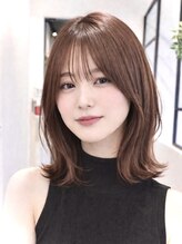 フリック 京都河原町店(FLICK)&nbsp;★ワインレッド/ボルドーカラー/ミディアムレイヤー/韓国巻き