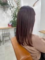 シーバイトリコ 市川(SEA by tricot)&nbsp;ツヤ髪ストレート/ピンクアッシュ