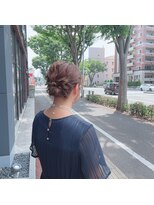 アトリエモア(Atelier More)&nbsp;仙台長町*まとめ髪*お呼ばれヘアアレンジ