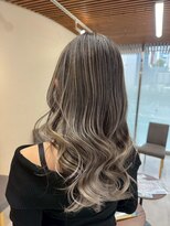 ブリッツ レボ(BLITZ-REVO)&nbsp;着物ヘア/ダークアッシュ/ミディアムレイヤーカット/柏駅