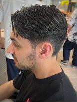 フランクスバーバーリザーブ 人形町店(FRANK’S BARBER RESERVE)&nbsp;センターパート/ナチュラルスタイル/人形町　y
