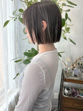 ミント(mint) ☆オリーブベージュ☆グレージュ☆ミニボブ☆