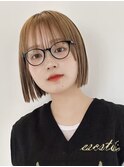 切りっぱなしボブ表参道縮毛矯正髪質改善ボブレイヤーボブパーマ