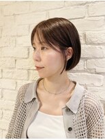 ドロップ(drop)&nbsp;フレンチバング大人ショートヘア【表参道/青山 drop】