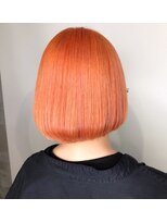 ヘアアンドビューティー クローバー(Hair&Beauty Clover) orange　beige