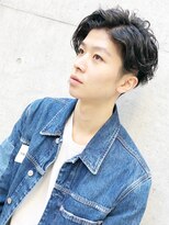 キアラ(Kchiara)&nbsp;かきあけ前髪×ツーブロック×刈り上げ×ネープレス/福岡佐野