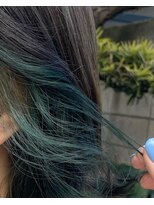 ロイジー(roijir) 表参道roijirインナーカラー×グリーンカラー