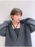 耳掛けコンパクトショート×ナチュラルブラウン