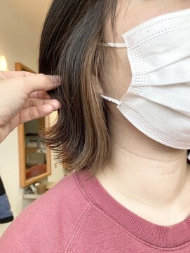 エス ハート オブ ヘアー 名東店(Heart of HAIR) 【ES 田中】Winter Style #20 ナチュラルイヤリングカラー