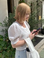 パークレーン アイス イヴェン(park lane ICI yeven)&nbsp;ミルクティー×ぱつっとボブ/akari