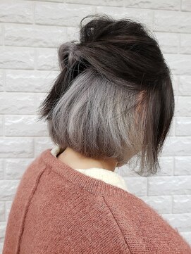 クロノス(KURONOSU) インナーカラー/グレージュ/グレーベージュ