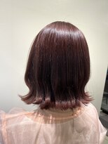 エスト 小倉(est)&nbsp;ピンクブラウン/ボブ/ピンクカラー/暖色系/ナチュラルカラー