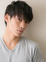 モッズヘアメン 札幌月寒店(mod's hair men) ゆるパーマでセクシー男子なグレージュカラーショートl札幌月寒