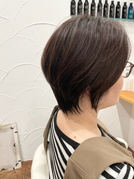 ヘアサロン リーフ(Hair Salon Leaf) ショートボブ　アッシュブラウン