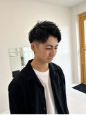 ツーブロックショート