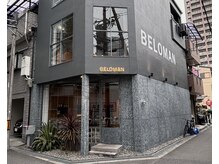 ベロマン(BELO MAN)の雰囲気（コンクリート調の渋めな雰囲気の外観、メンズ/メンズカット/大阪）
