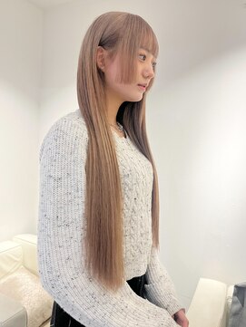 ベレーザ 渋谷(BELEZA) 7251シルキーベージュハイライトバレイヤージュハイトーンカラー