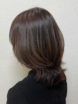 ナナナ パレナ 宝塚店(nanana parena) 白髪ぼかし透明感カラー大人かわいいくびれミディ