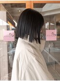 顎下3センチ ぱつっとボブ
