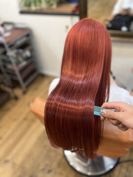 エルムトウキョウ(ELM Tokyo) 【髪質改善カラー カーディナルレッド】