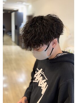 ブレイズ(BLAZE) 波巻きスパイラルパーマ・マッシュ