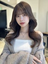 エヌアイ オモテサンドウ(ni omotesando) 大人気韓国くびれヘア＊ぱっつん前髪顔周りカットレイヤーカット