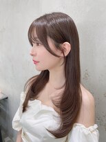 ロンド メリー 大宮(Lond merry)&nbsp;イメチェン外ハネボブ美髪ワイドバング顔周りレイヤーカット