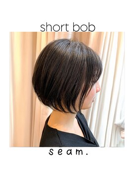 シーム(seam.) 簡単スタイリング小顔ボブ◎どんな髪質・毛量・年齢もOK!