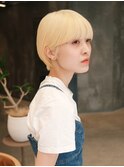 抜きっぱなし/ブロンドショート/金髪ショート/ブロンドヘア