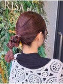 お呼ばれヘアセット《西新/百道浜》ヘアアレンジ/ウルツヤ髪