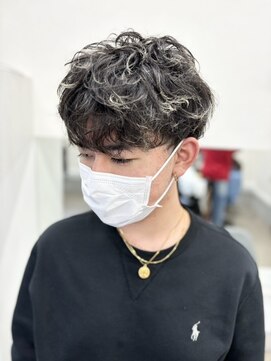 ミラージュ 市原(Miraju) サーフカール/ブルーブラック/フェザーパーマ[市原/五井駅]