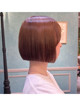 ロンドフルール 大宮東口(Lond fleur) くびれヘア/アプリコットオレンジ/髪質改善/縮毛矯正/前髪/大宮