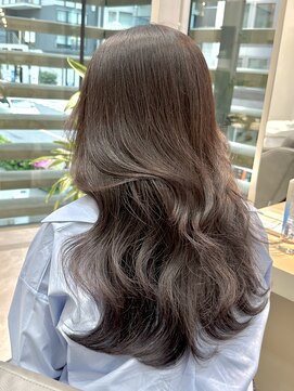 ライズ ネックス ザ サロン 渋谷(LIZE nex the salon) ラベンダーグレージュ［#渋谷駅 #韓国 #髪質改善］