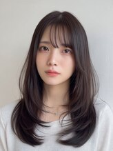 セントラル 三宮店(central)&nbsp;3分スタイリング/ロングレイヤー/大人韓国/三宮/髪質改善