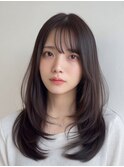 3分スタイリング/ロングレイヤー/大人韓国/三宮/髪質改善
